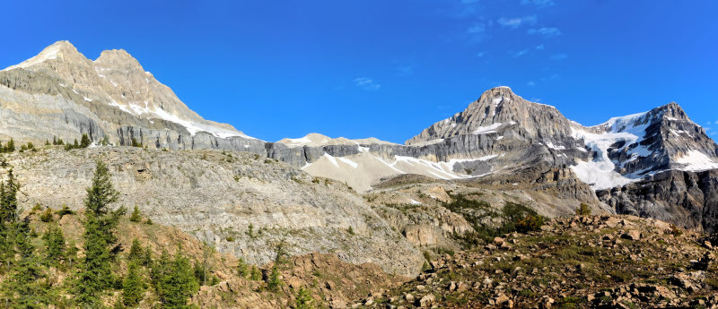 Isabelle Peak 2938 m und Mount Ball 3311 m